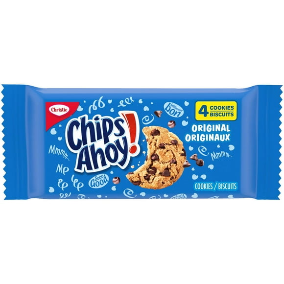 Chips Ahoy! Original 4Pk Cookies 57G, 57 g