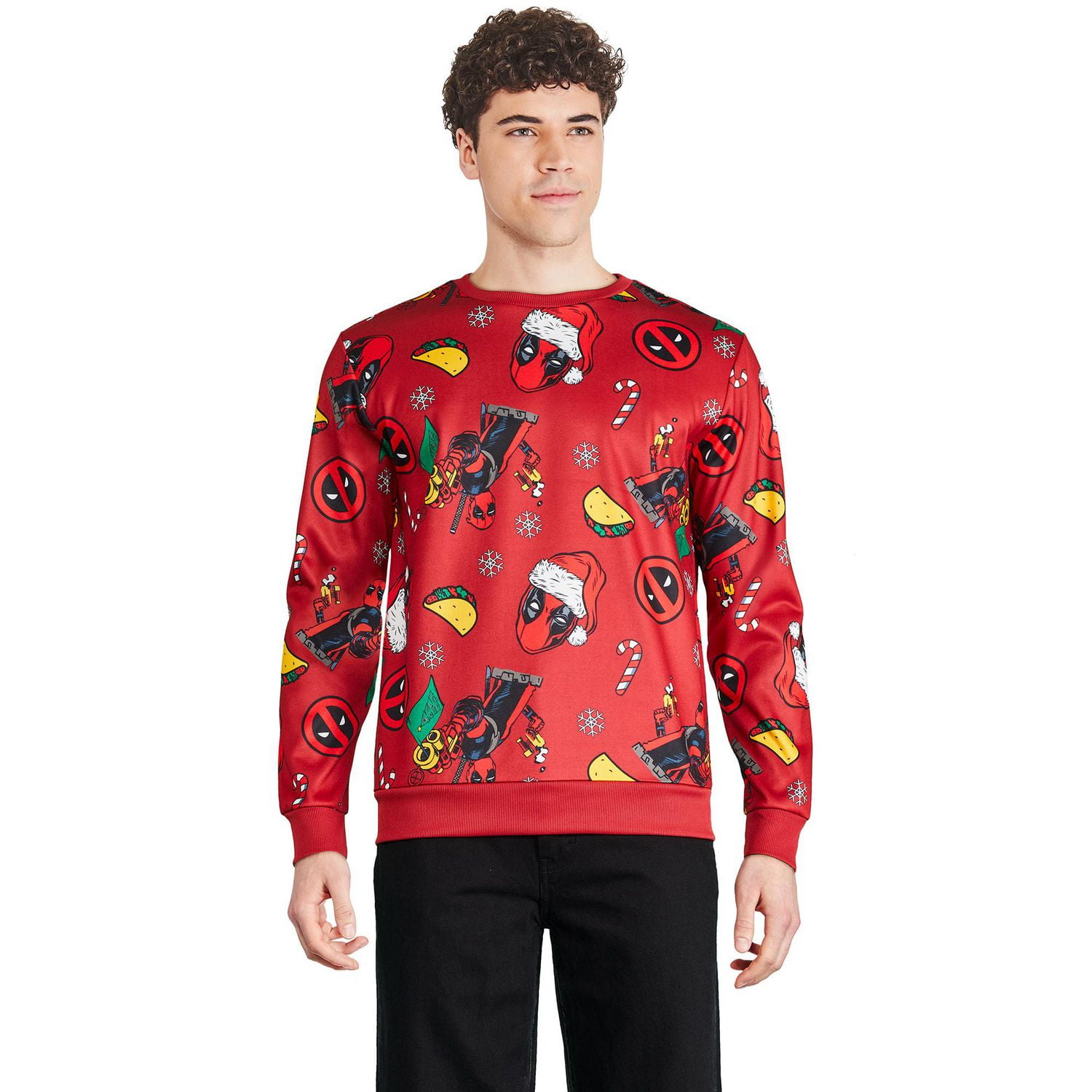 Marvel Men's Deadpool Holiday Popover, Sizes S-XL