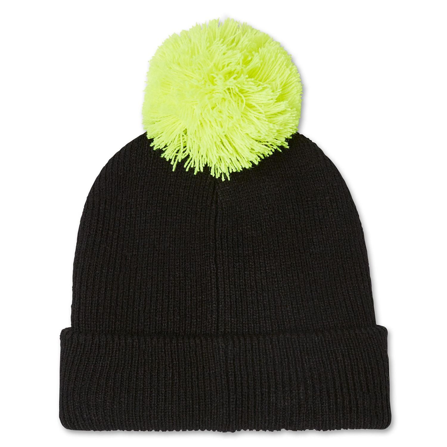 Tuque à revers replié avec pompon contrastant George pour garçons