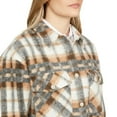 thumbnail image 4 of Mexx Women’s Midi Plaid Shacket Flannel, 4 of 5