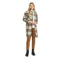thumbnail image 5 of Mexx Women’s Midi Plaid Shacket Flannel, 5 of 5