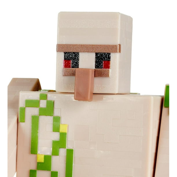 Minecraft Pack 2 Figurines articulées Créer-Un-Bloc et jouets pour créer,  explorer et survivre, détails pixelisés authentiques, à collectionner,  Jouet