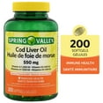 thumbnail image 1 of Spring Valley Huile de foie de morue 550mg, 1 of 6