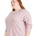 thumbnail image 2 of George Plus Women's V-Neckline Sweater, 2 of 6