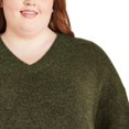 thumbnail image 4 of George Plus Women's V-Neckline Sweater, 4 of 6
