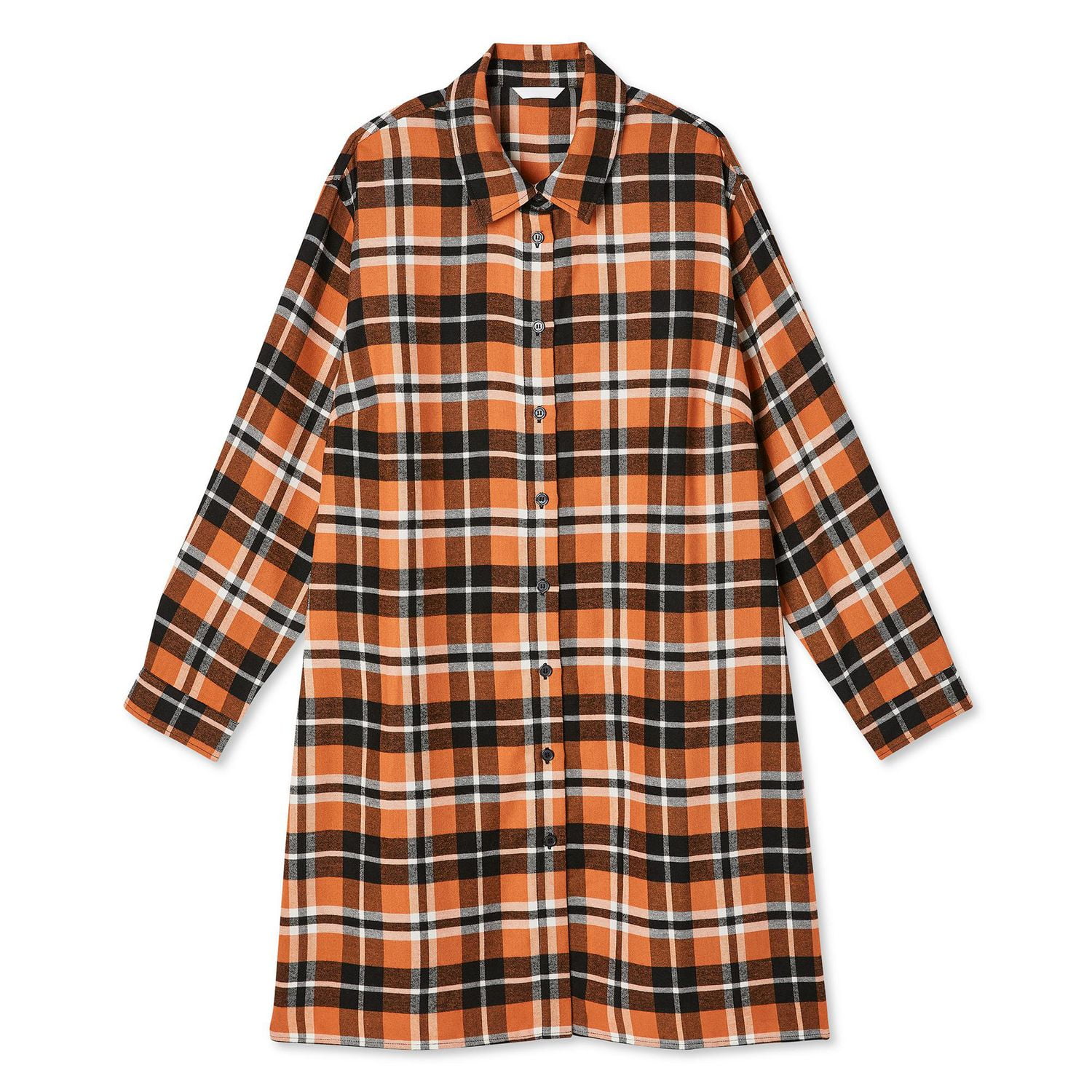 Chemise tunique à carreaux George Plus pour femmes