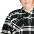 thumbnail image 4 of George Plus Women's Plaid Shacket, 4 of 6