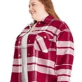 thumbnail image 2 of George Plus Women's Plaid Shacket, 2 of 6