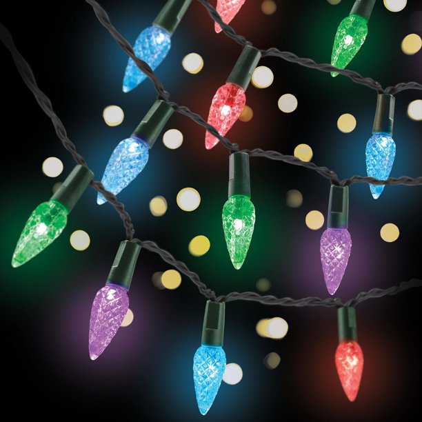 15.3m 70 LEDs Merkury Innovations Indoor/Outdoor Smart C6 String Lights