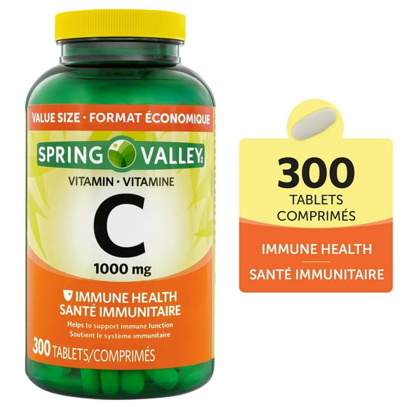 Spring Valley Vitamin C 1000mg VALUE SIZE, 300 Tablets