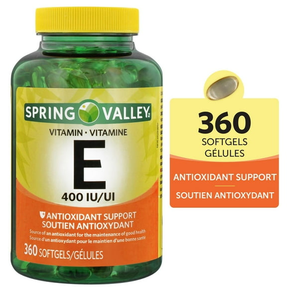Spring Valley Vitamin E 400 IU, 360 Softgels