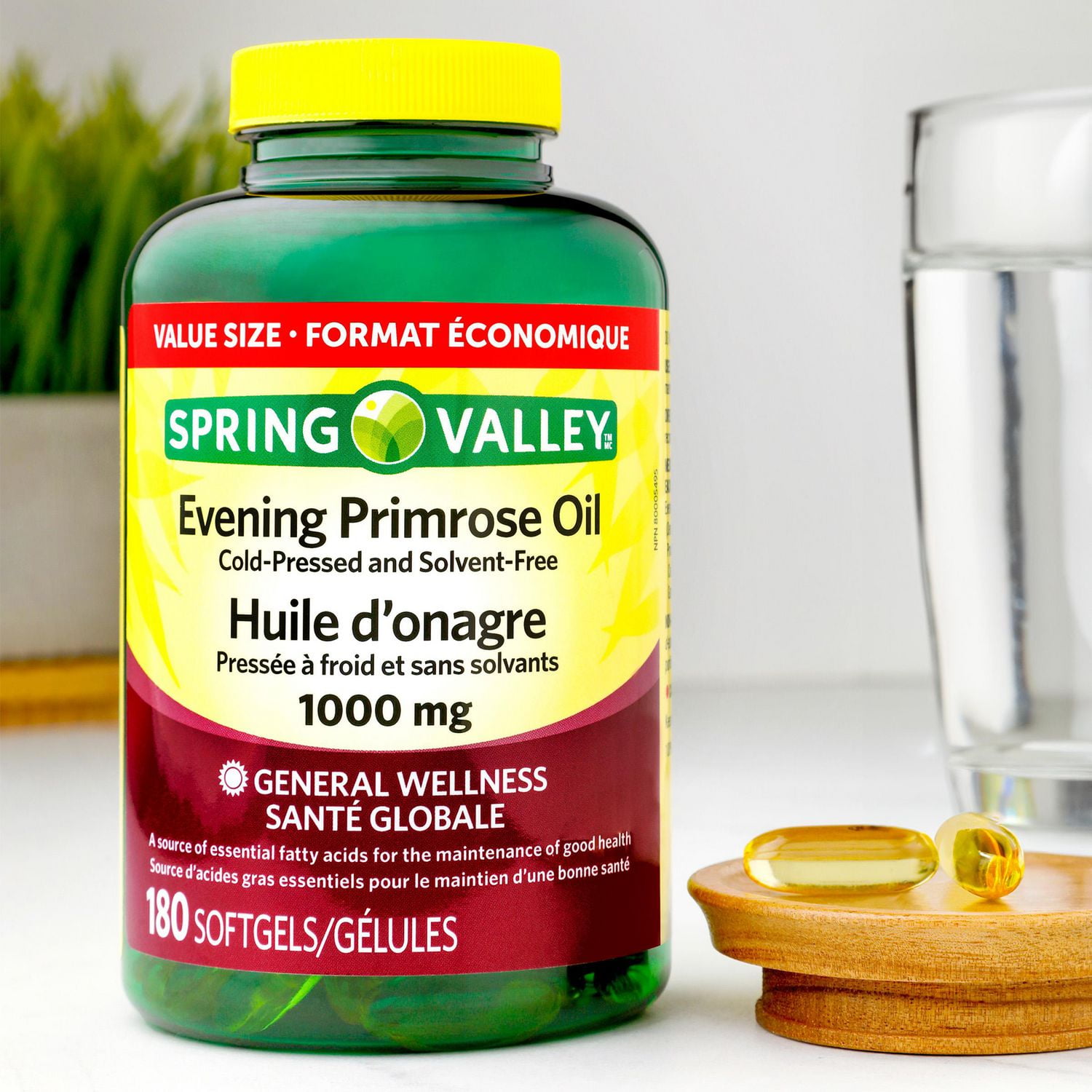 Spring Valley Huile d’onagre 1000mg 180 Gelules