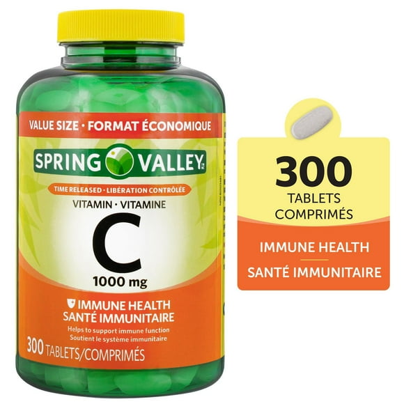 Spring Valley Vitamin C TR 1000 mg, 300 Tablets