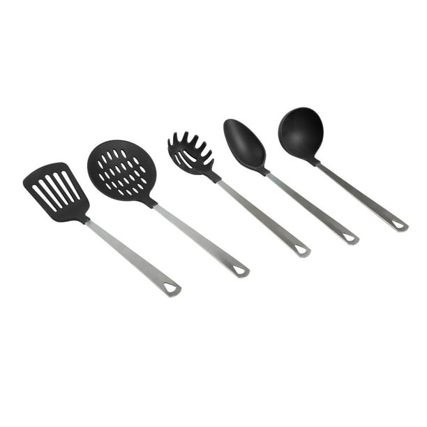 Mainstays Stainless Steel and Nylon Gadget Set, 5 Piece