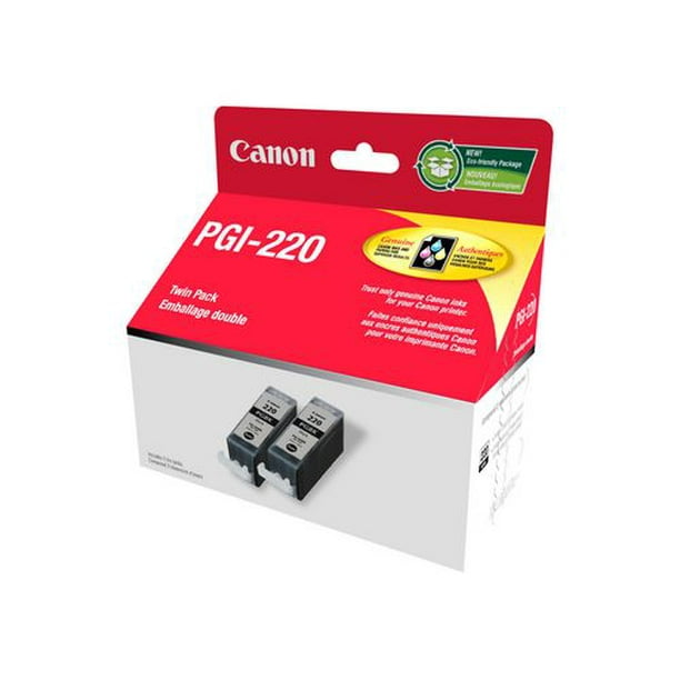 Canon - Réservoir d'encre PGI-220, noir, paquet double