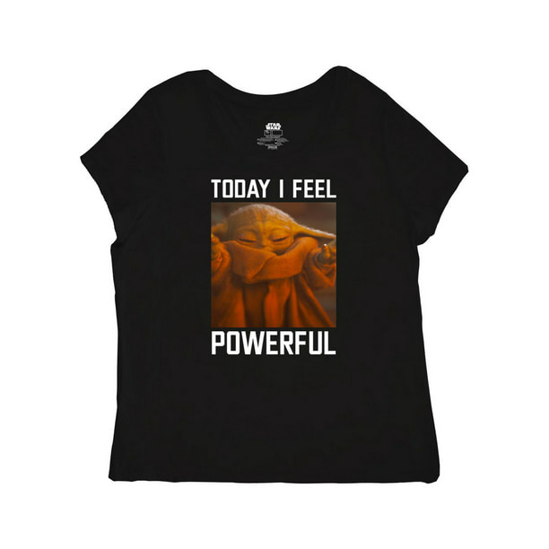 T-shirt Femme Plus Star Wars Enfant Feel Powerful