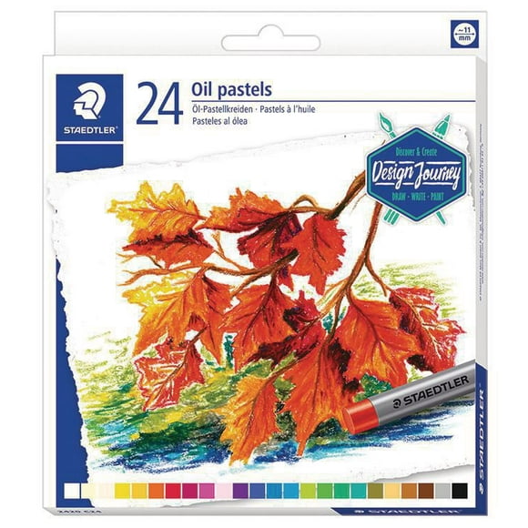 STAEDTLER Oil Pastels 24ct, 24 High-quality oil pastels
