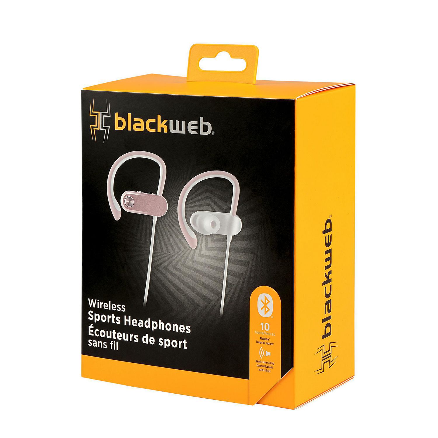 Blackweb Wireless Bluetooth Sport Earbuds, Black 