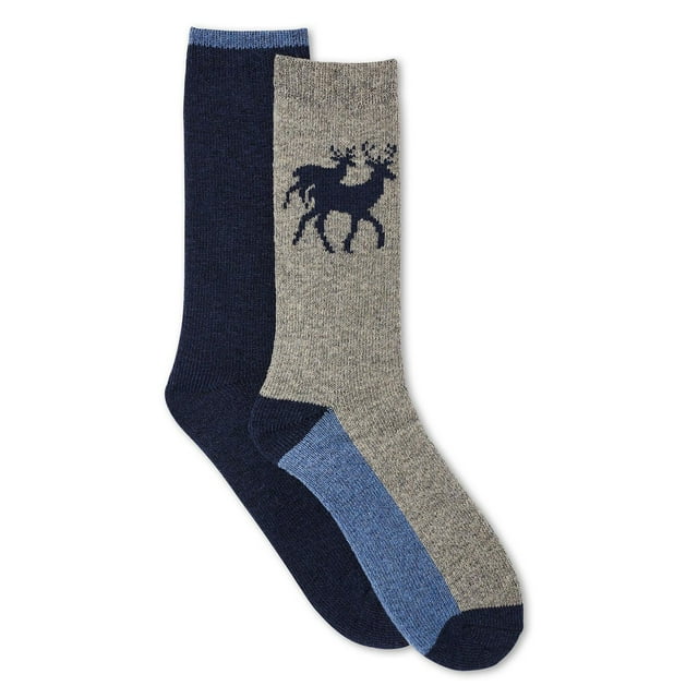 George Men's Wool Socks 2-Pack