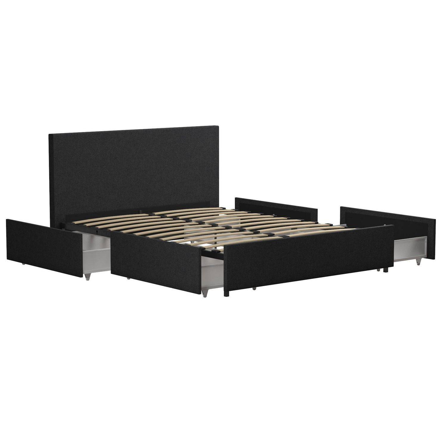 Novogratz Kelly Upholstered Bed with Storage Walmart Canada