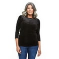 thumbnail image 1 of Penmans Women's Embossed Velour Top, 1 of 6