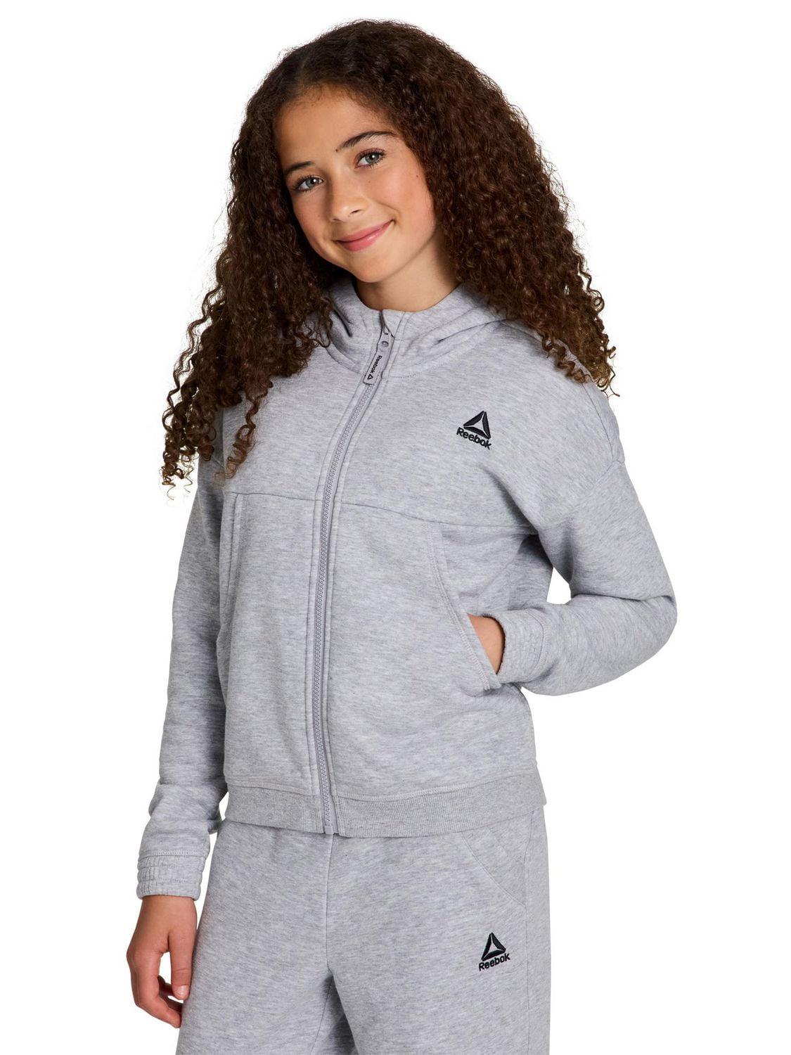 Girls' Reebok Encore Full Zip Hoodie
