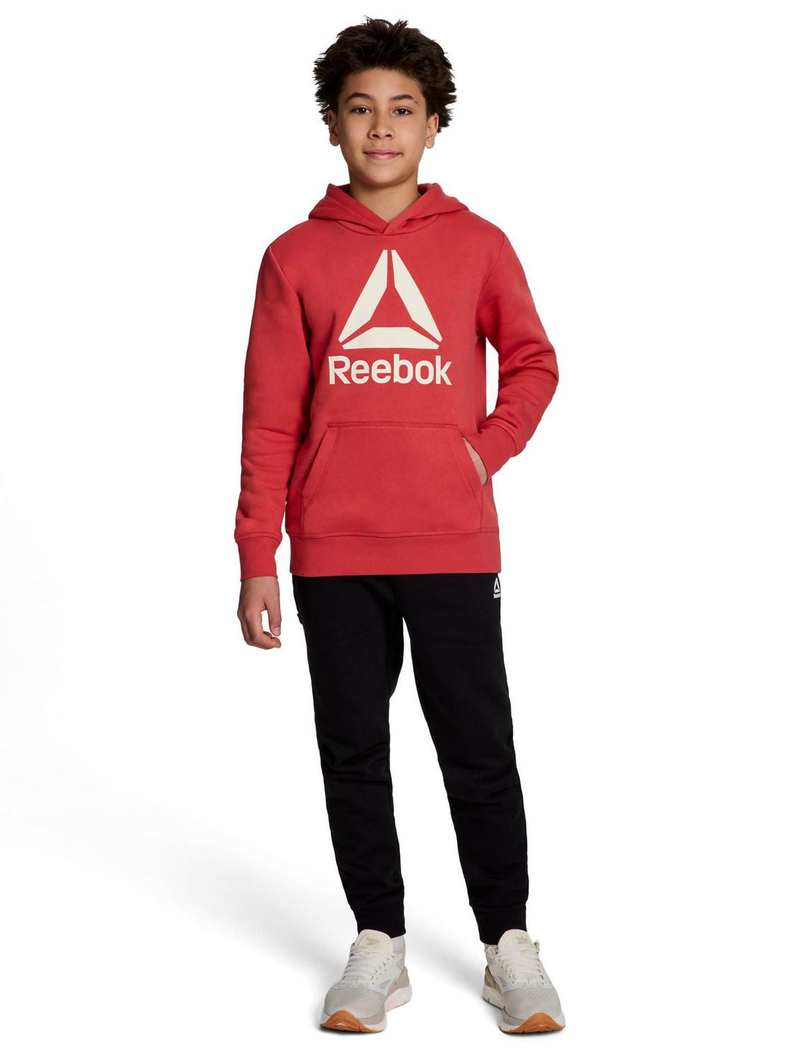 Reebok Boys Delta Fleece Hoodie