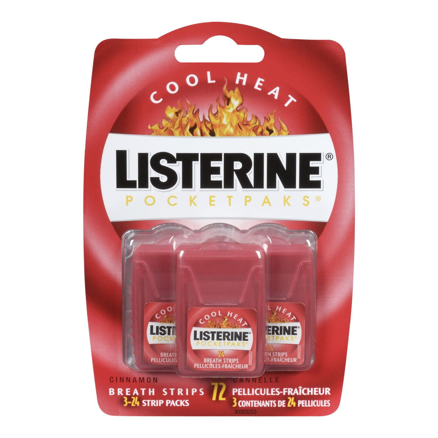 Listerine® Pocketpaks® Cool Heat Breath Strips Walmart Canada