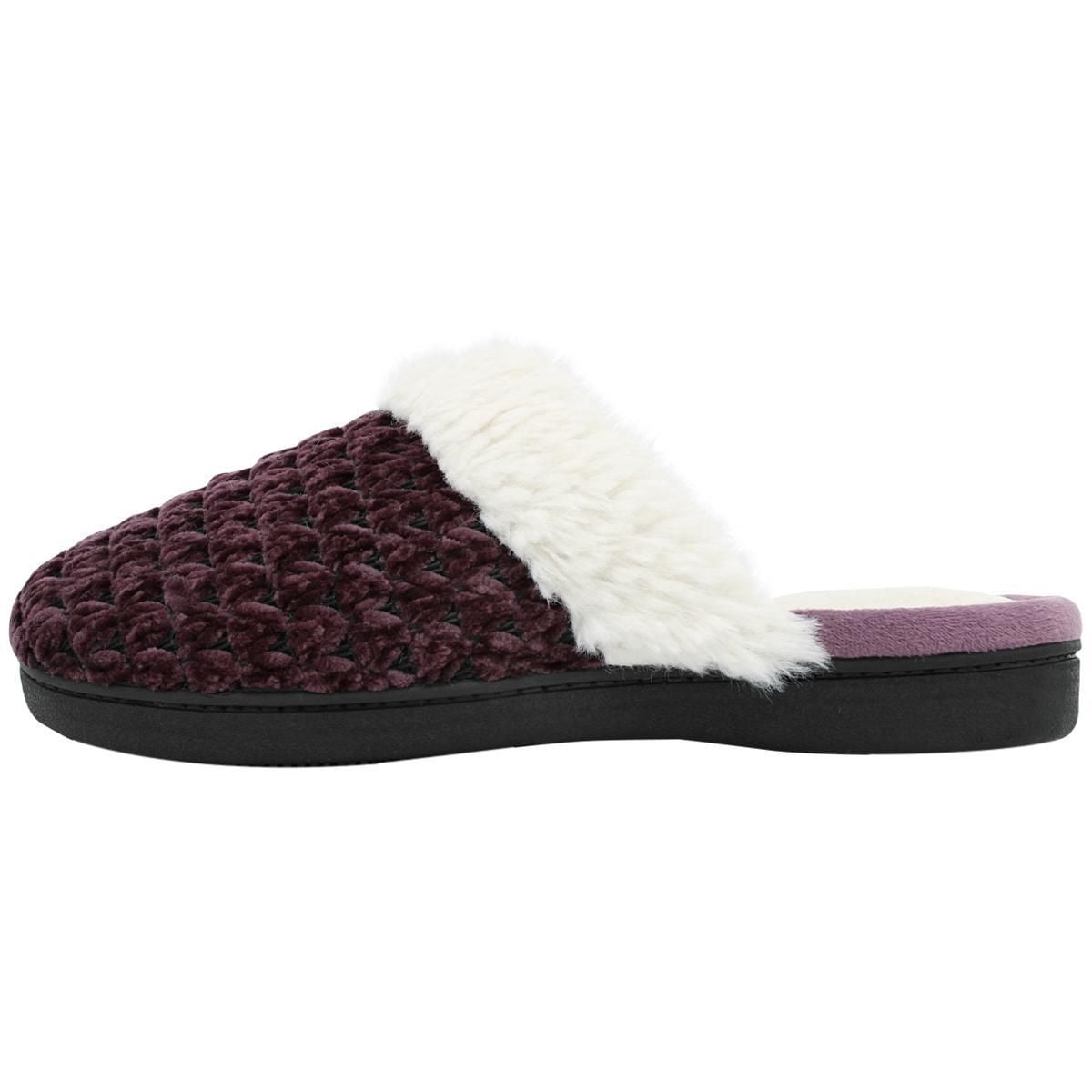 Pantoufles à enfiler Harper en tricot chenille pour femmes ISOspa par isotoner®