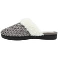 thumbnail image 2 of ISOspa by isotoner® Women's Harper Textured Chenille Slide Slippers, 2 of 4
