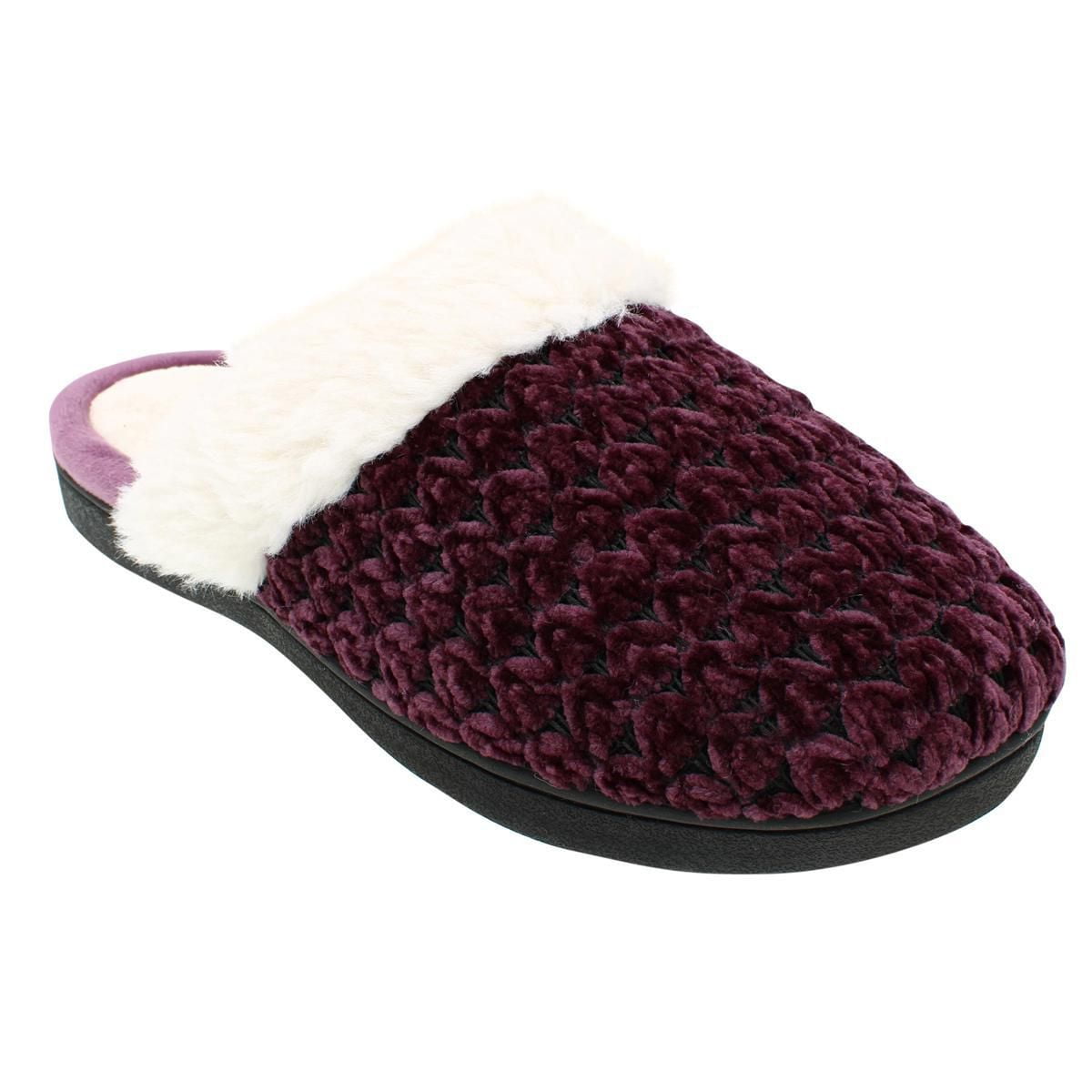 Pantoufles à enfiler Harper en tricot chenille pour femmes ISOspa par isotoner®