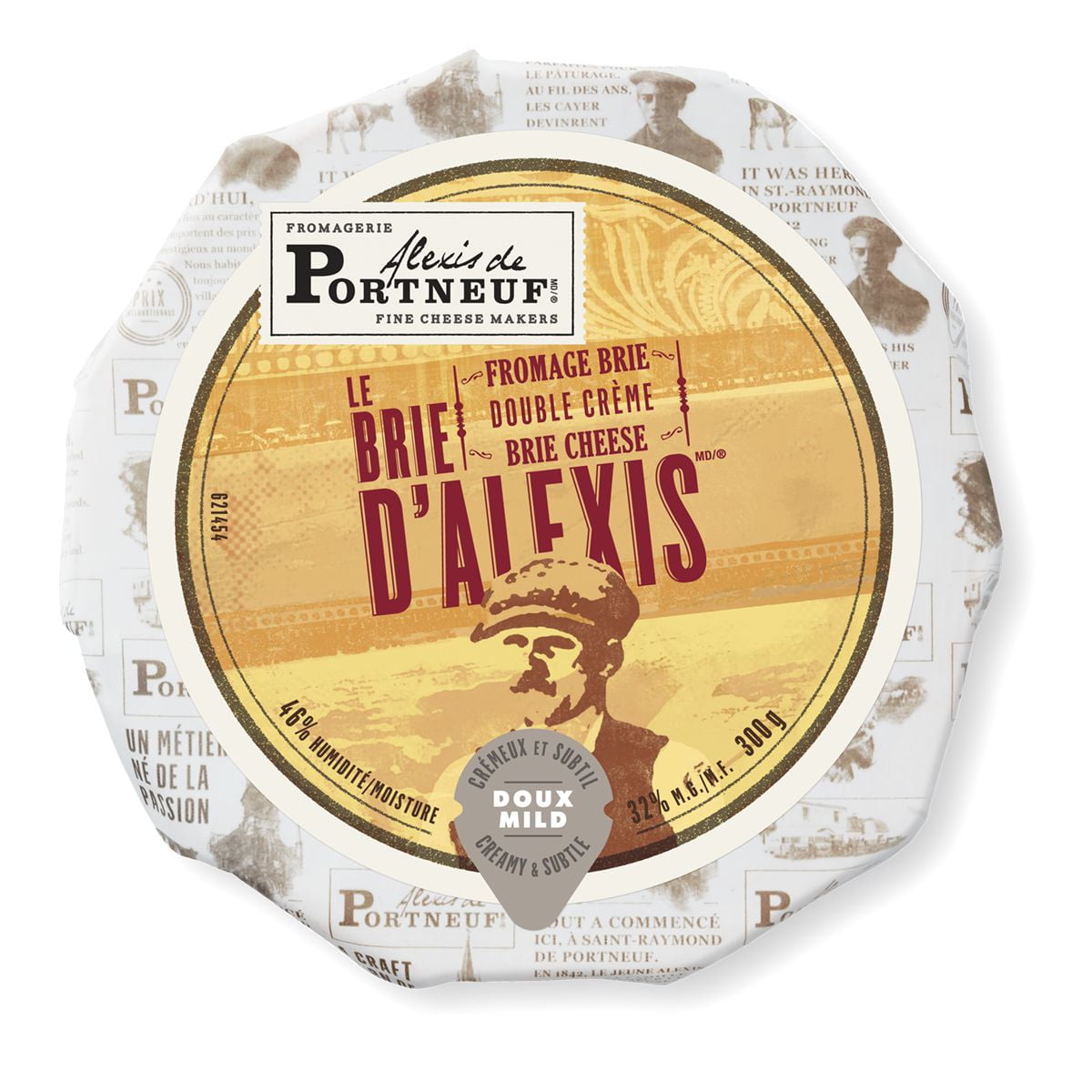 Alexis de Portneuf Brie D'Alexis Cheese, 300 g