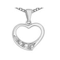 thumbnail image 1 of Pendentif à motif de cœur CZ, 1 of 6