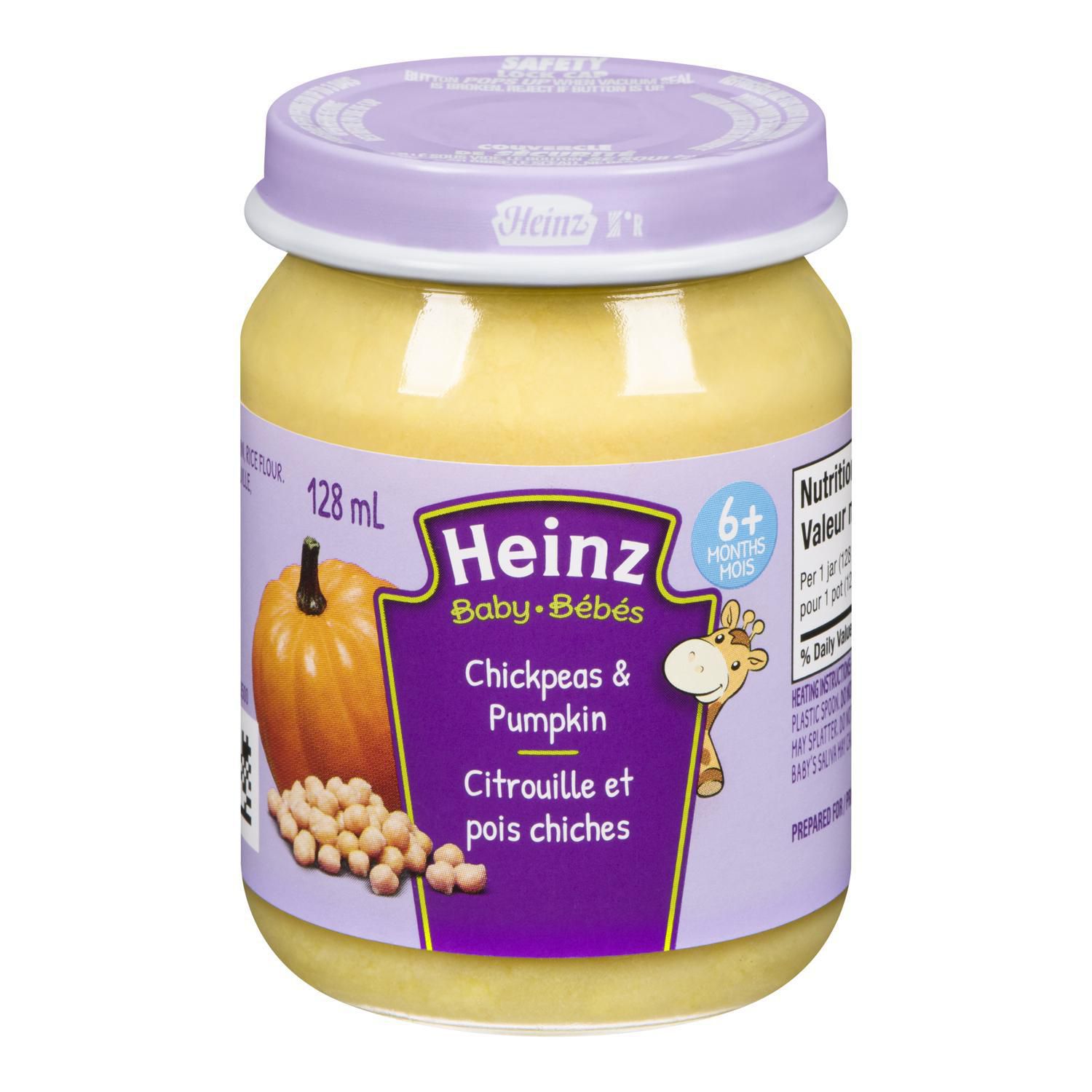 Citrouille Et Pois Chiches Heinz Bebes Walmart Canada