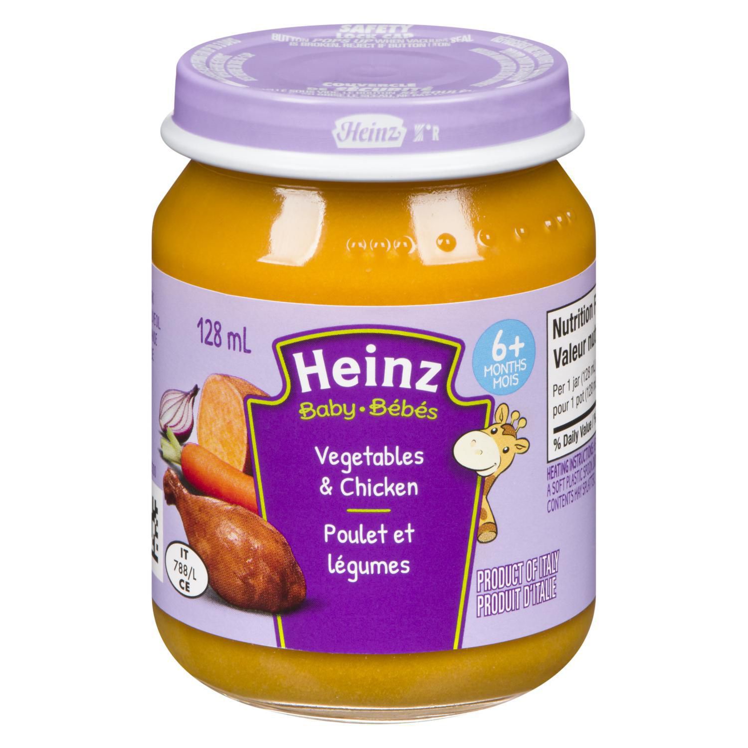 Heinz Strained Vegetables Rice And Chicken Jarred Baby Food IGA Online  Grocery