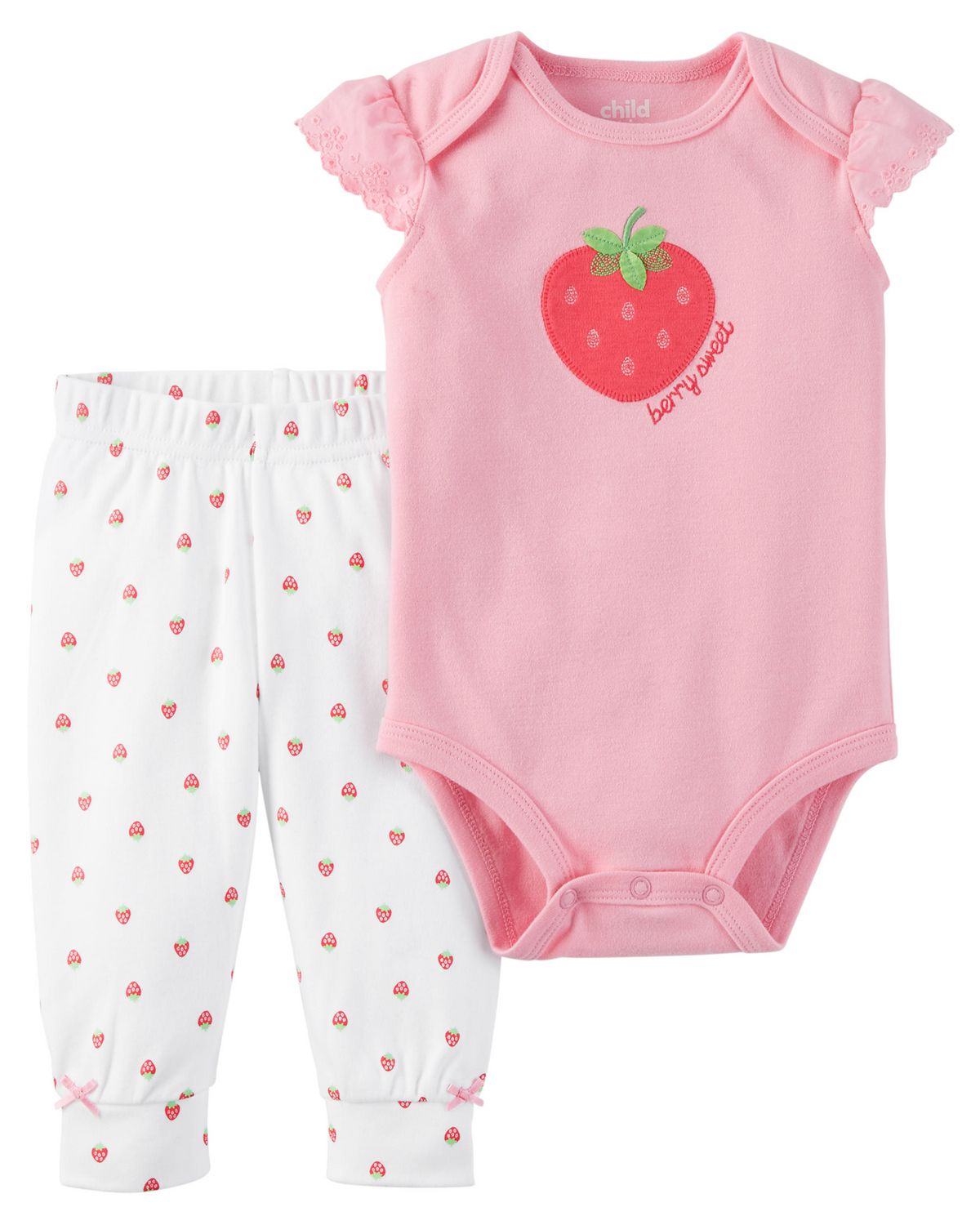 Child of Mine made by Carter's Baby Girls' Strawberry Printed Outfit ...