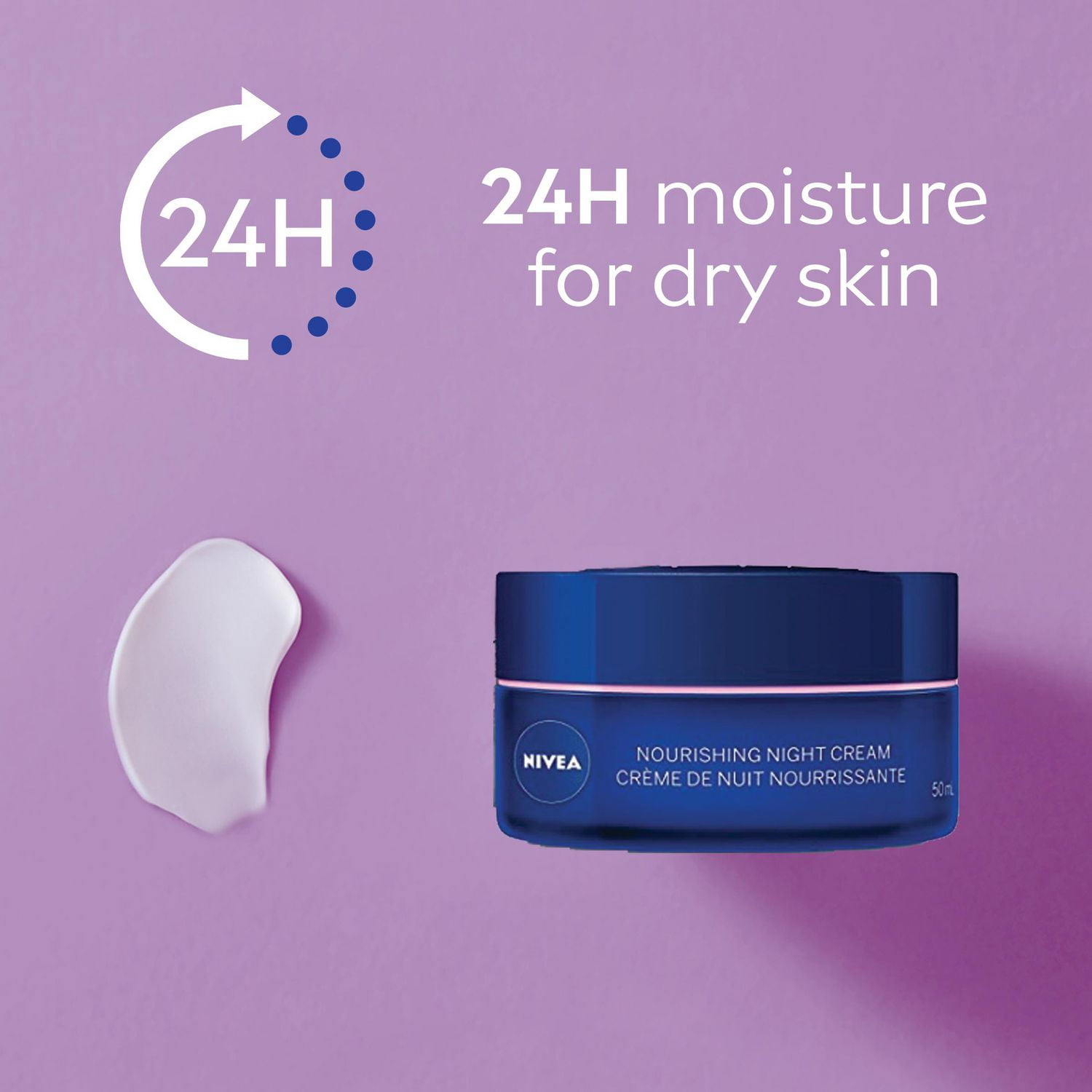 NIVEA SOIN DE JOUR NOURRISSANT HYDRATATION 24H- 50ML