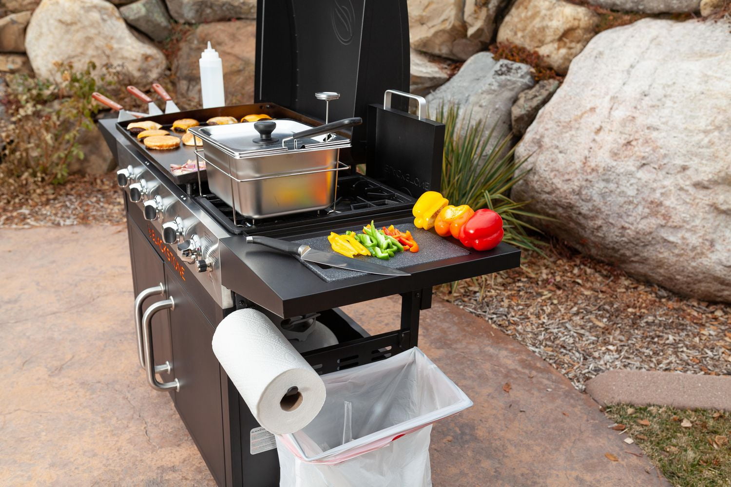 Blackstone grill griddle combo best sale