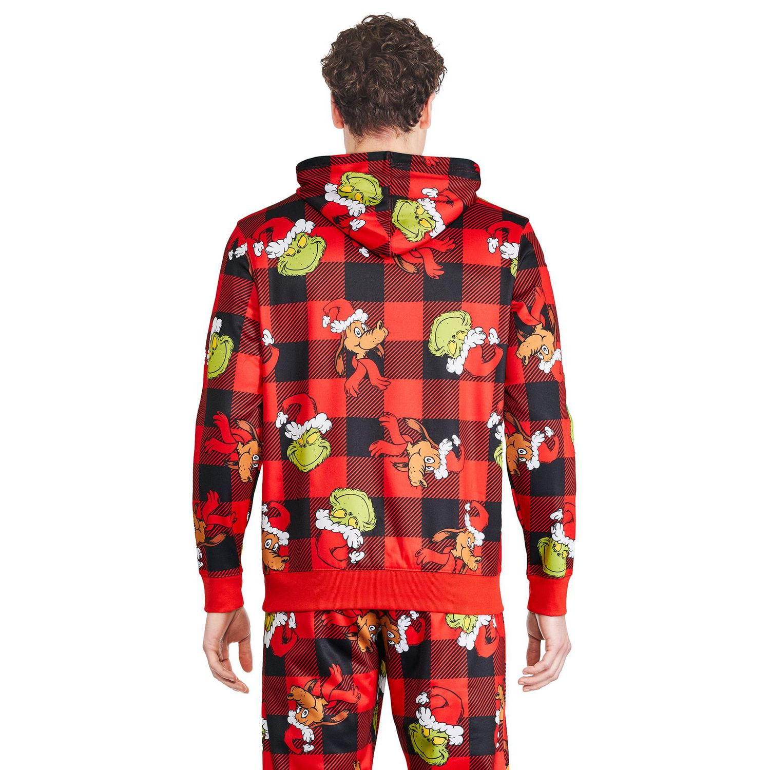 Haut à capuchon Le Grinch pour hommes Tailles P-TG