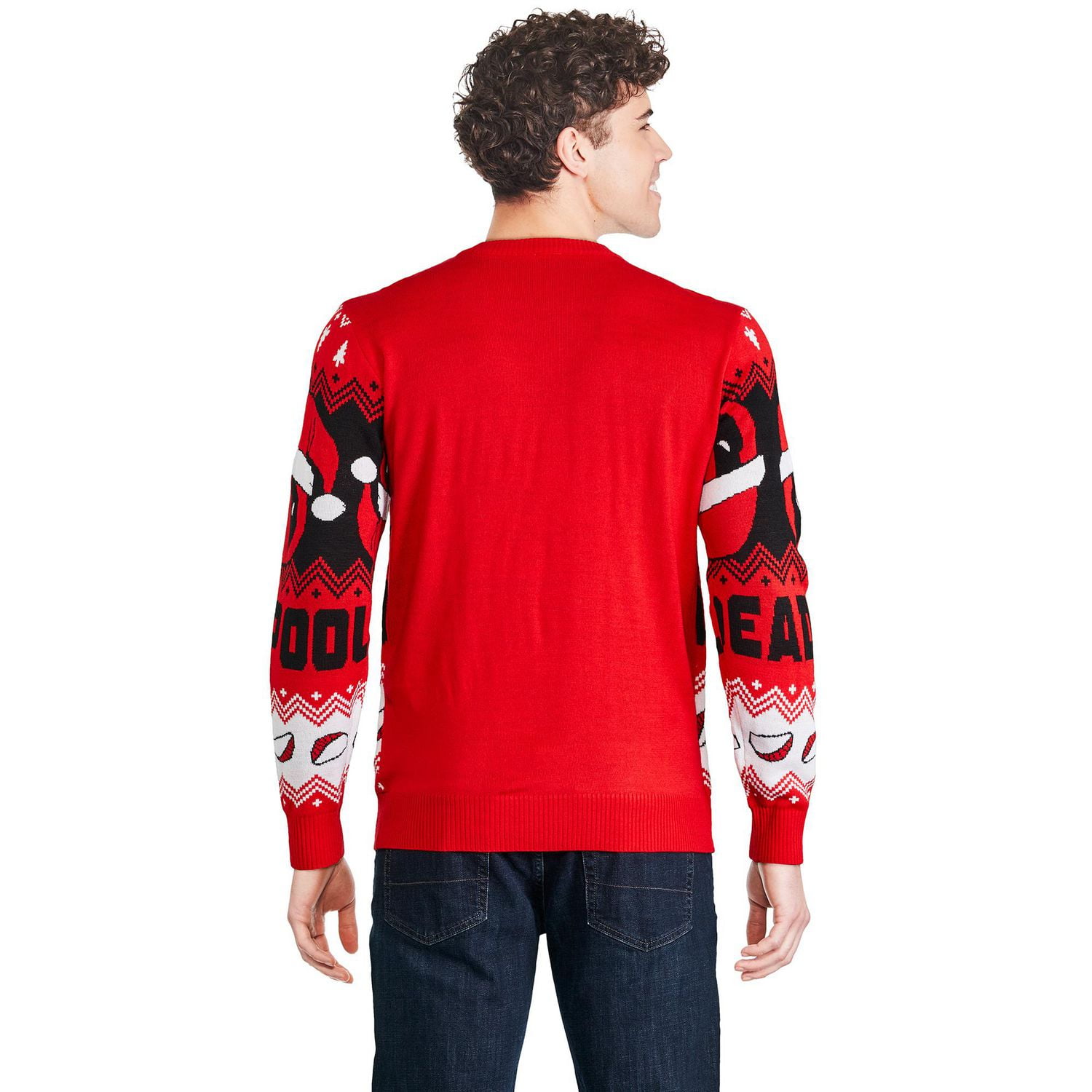Marvel Men's Deadpool Light Up Holiday Popover, Sizes S-XL