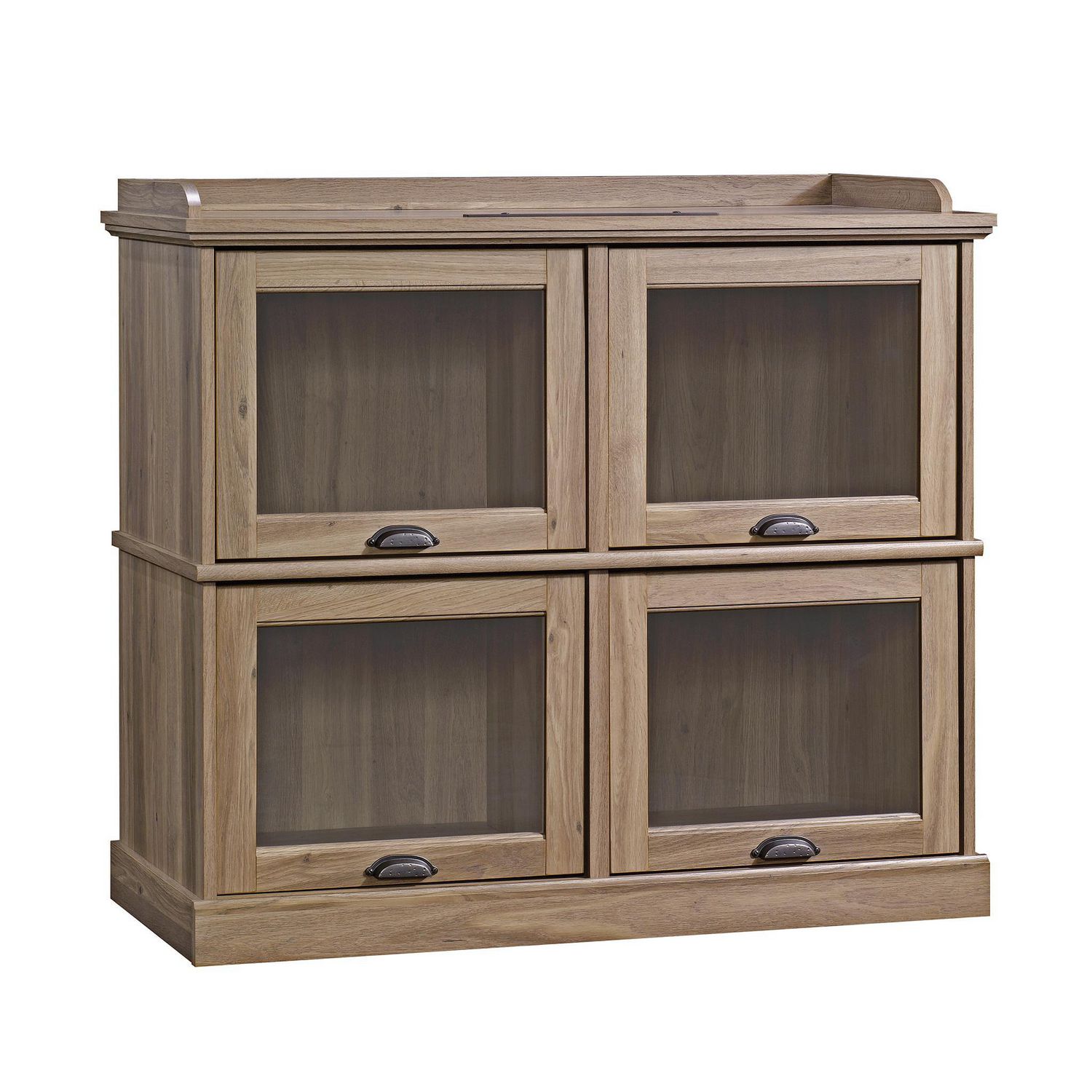 Sauder® Barrister Lane Collection Highboy TV Stand, Salt Oak, 414720