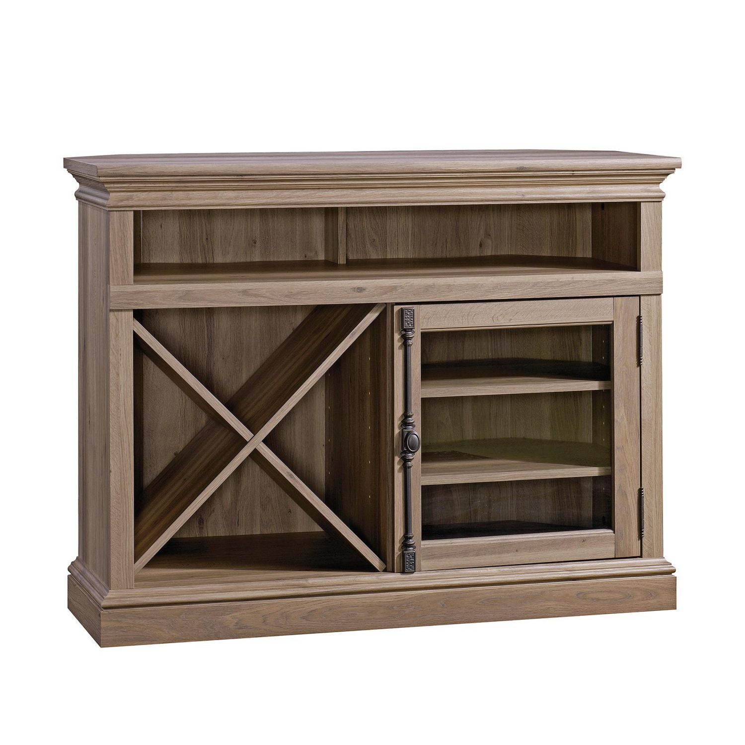 Sauder® Barrister Lane Collection Corner TV Stand, Salt Oak, 414729