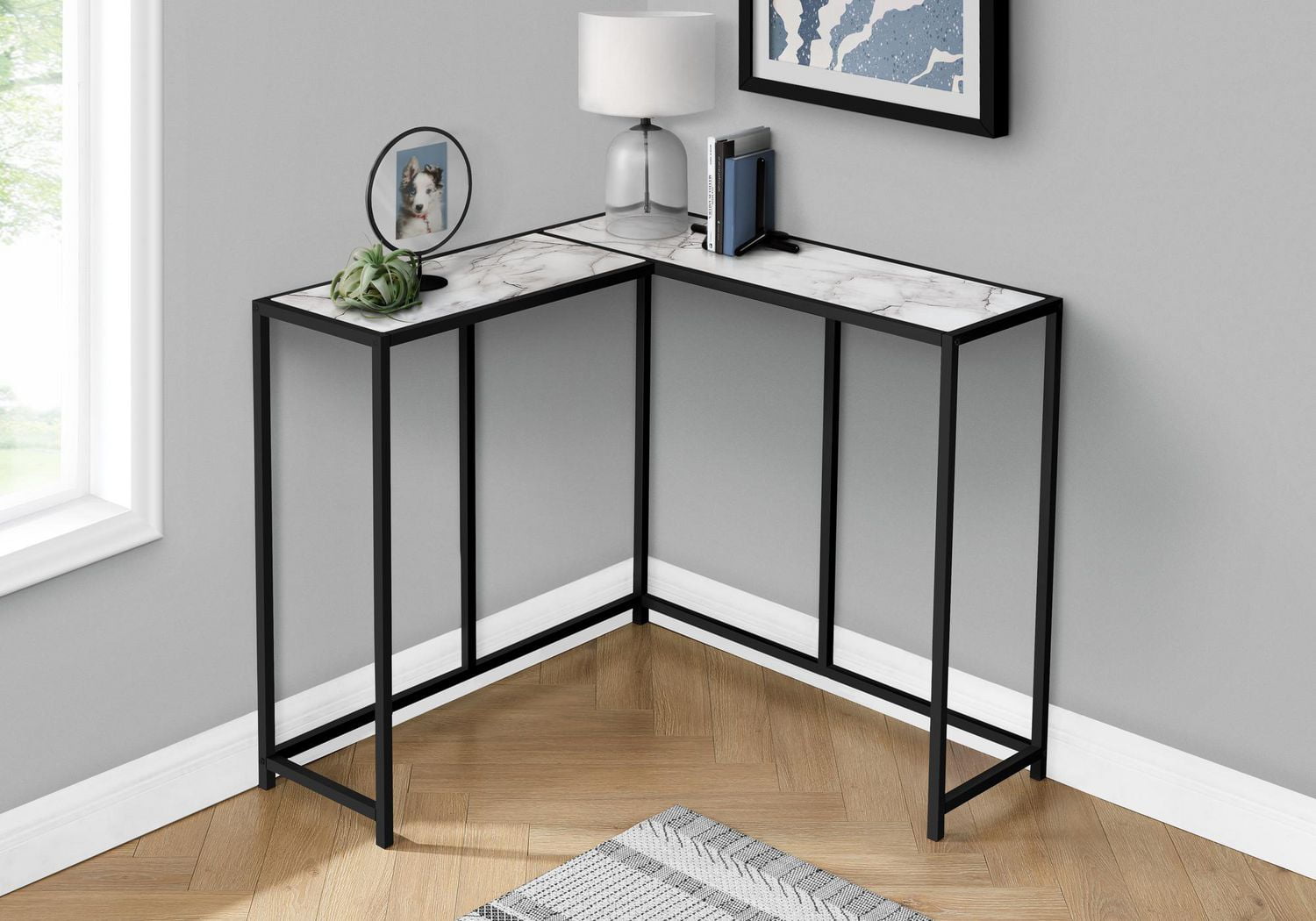 Walmart on sale marble desk