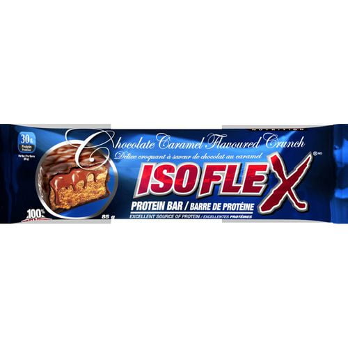 ISOFLEX Barre protéinée chocolat caramel 85 g
