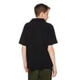 thumbnail image 4 of Jackson Boys' Short Sleeve Split V-Neck Polo Shirt, 4 of 6
