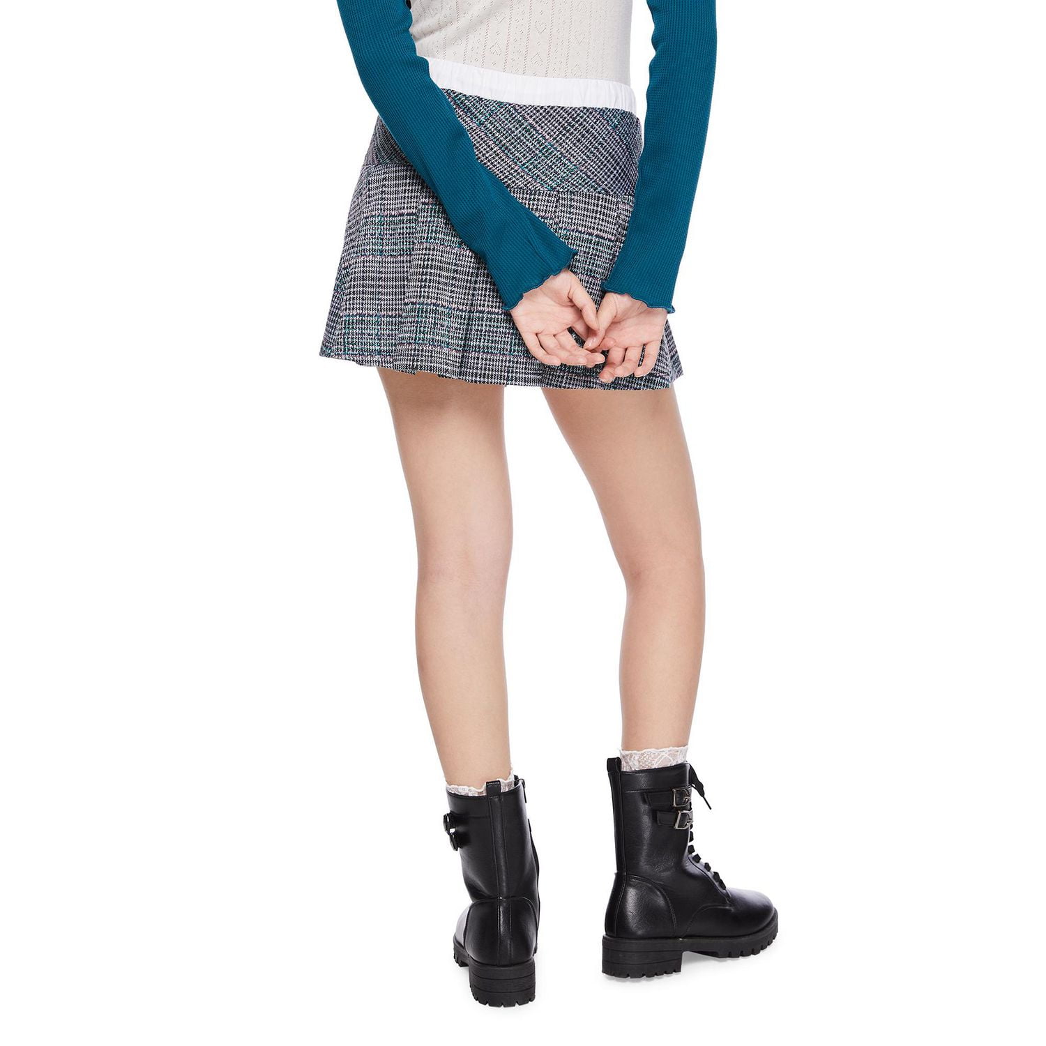 Jupe-short à plis trompe-l’œil enfilable My Sister’s Closet pour filles Tailles P-TTG