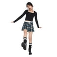 thumbnail image 2 of My Sister's Closet Girls' Pull On Fooler Pleated Skort, 2 of 7