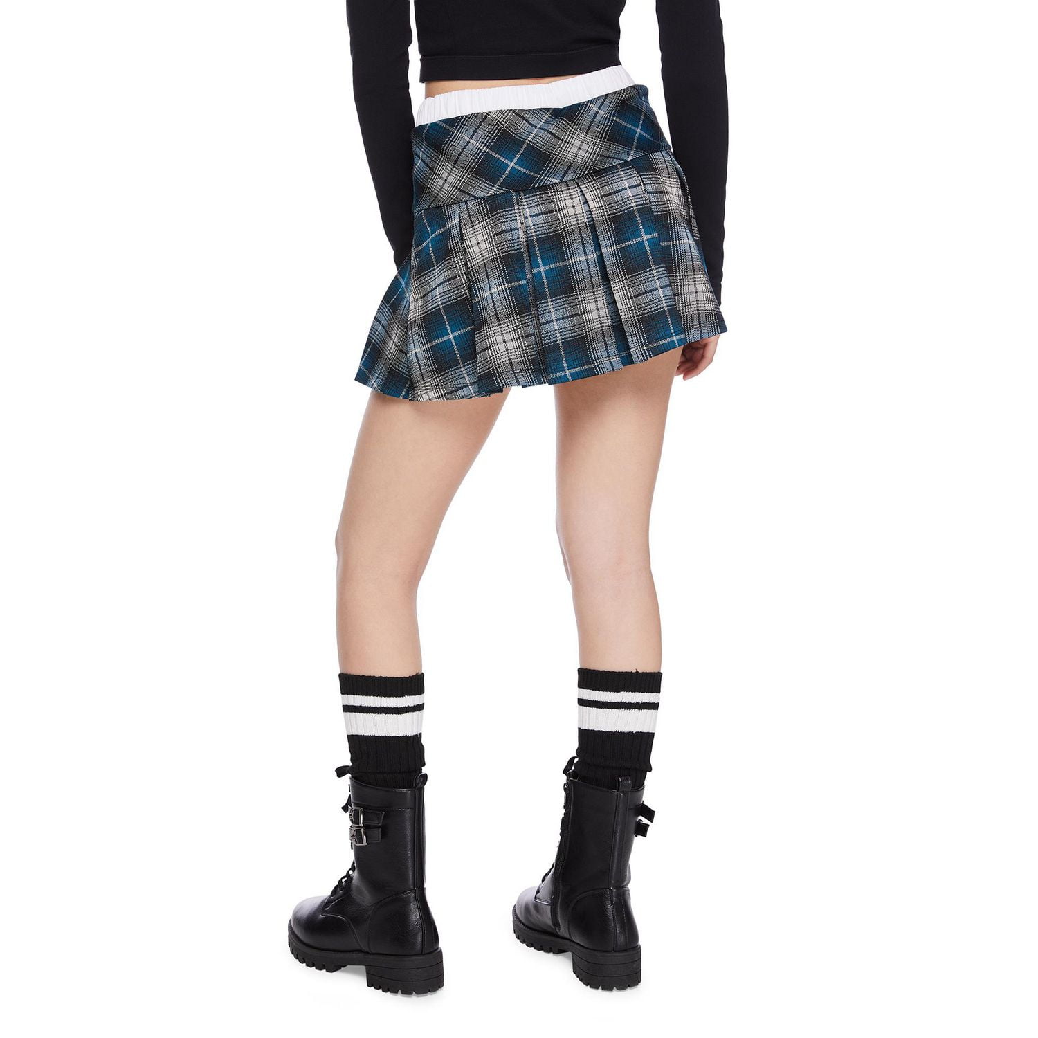 Jupe-short à plis trompe-l’œil enfilable My Sister’s Closet pour filles