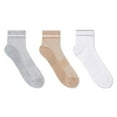 thumbnail image 1 of George Women's Ankle Socks 3-Pack, 1 of 1