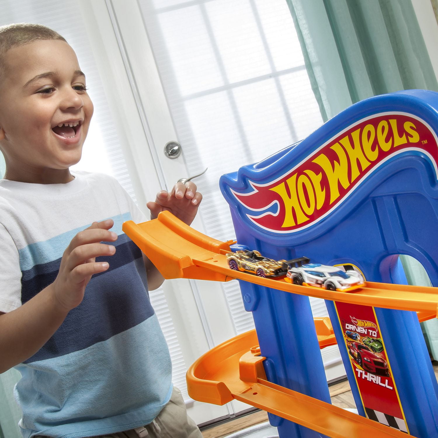 Step2 Hot Wheels Road Rally Raceway Kids Track Walmart